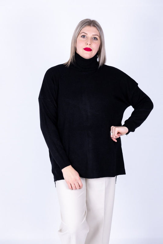 Susy Star - Maglia collo alto Over