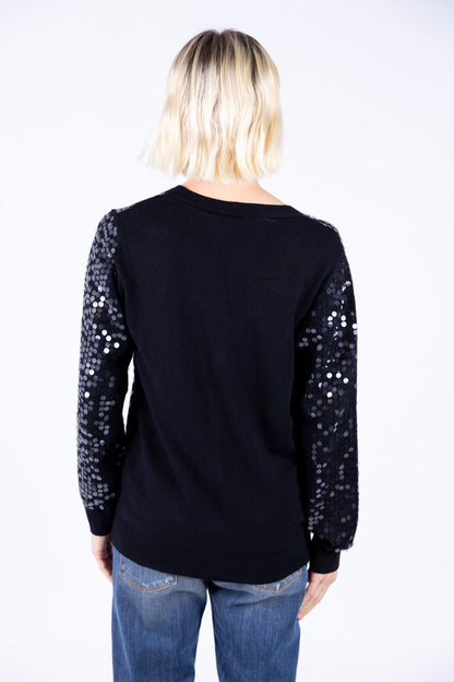 Susy Mix - Cardigan con paillettes