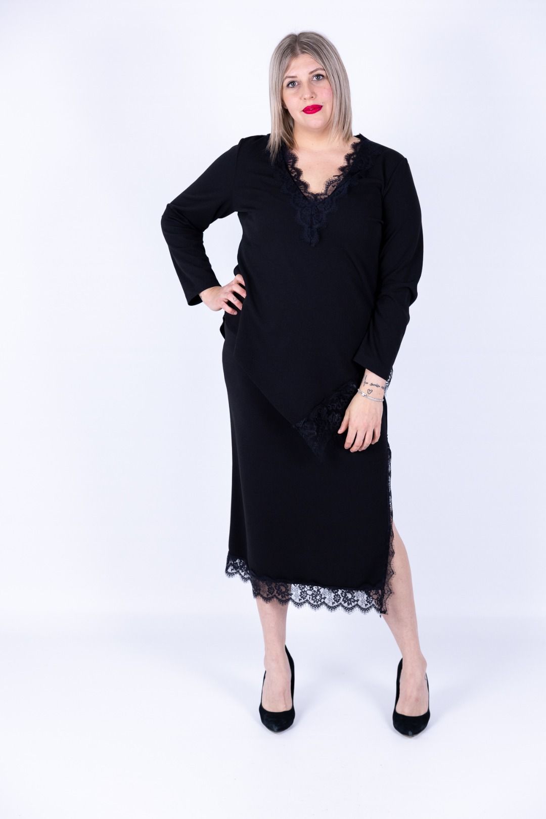 Dejavu - Maglia punto Milano con pizzo