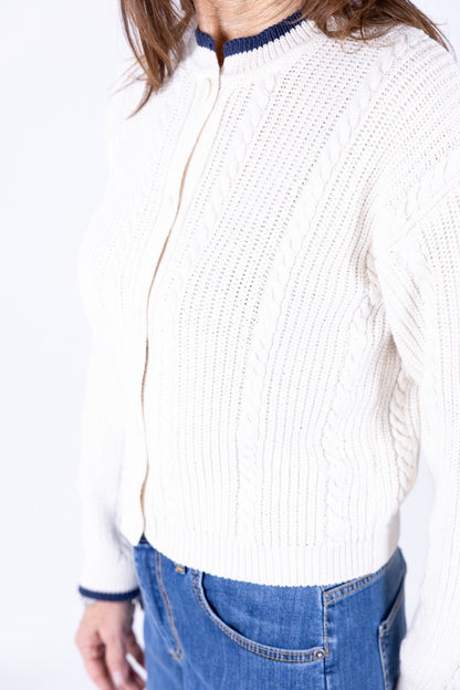 Tensione In - Cardigan a treccie