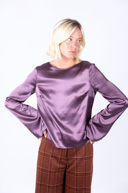 Surkana - Camicia con maniche leggermente a calla