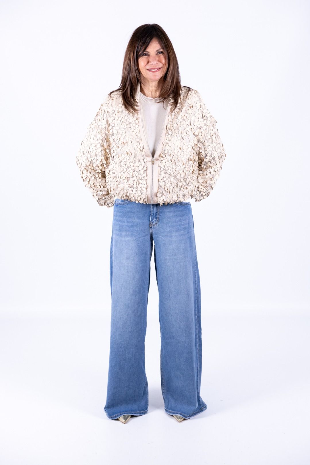 HaveOne - Bomber paillettes