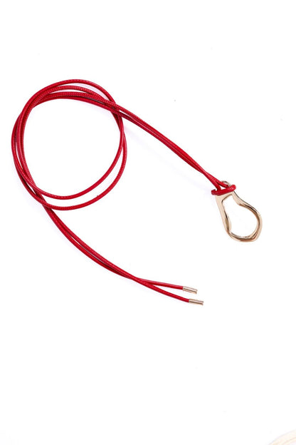 Novepuntouno - Cintura fibbia dorata