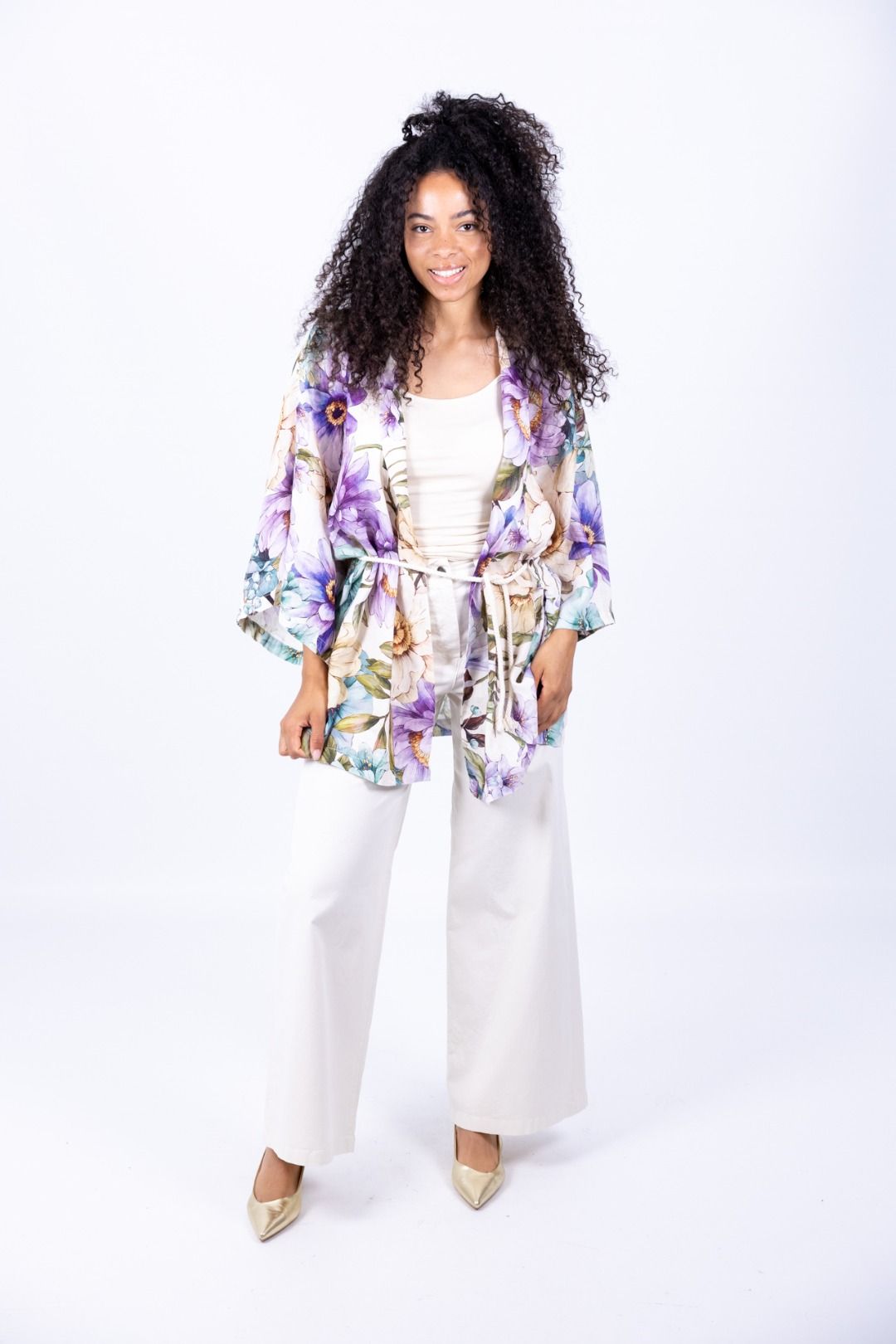 Susy Mix - Kimono stampa fiore