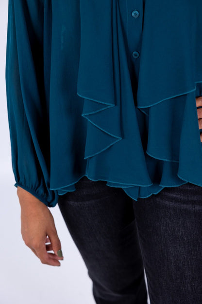HaveOne - Camicia con gale