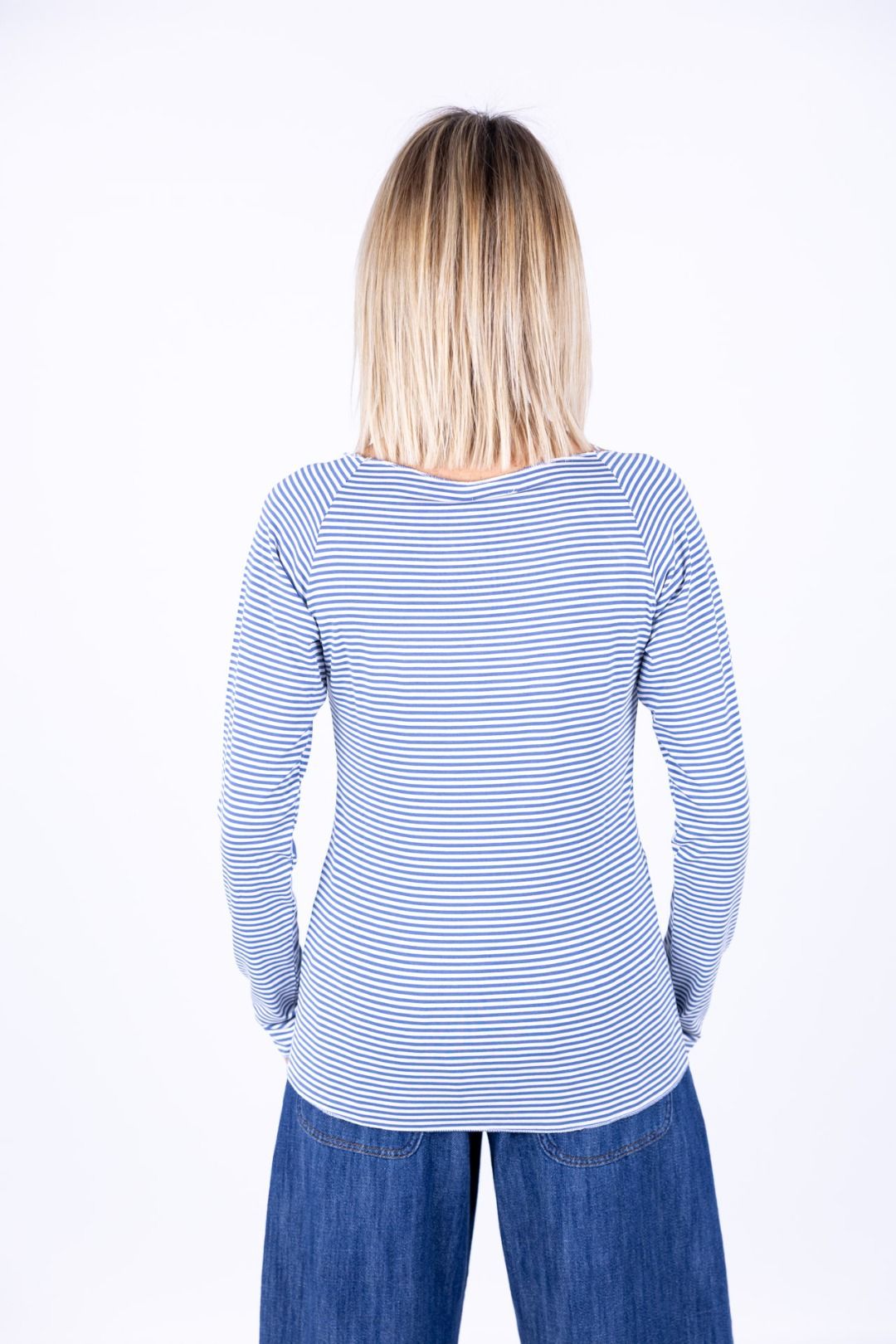 Susy Mix - Maglia barchetta righe