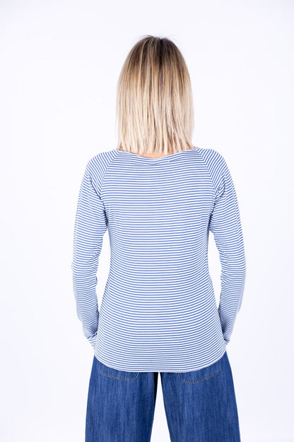 Susy Mix - Maglia barchetta righe