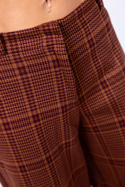 Surkana - Pantaloni ampi in jacquard