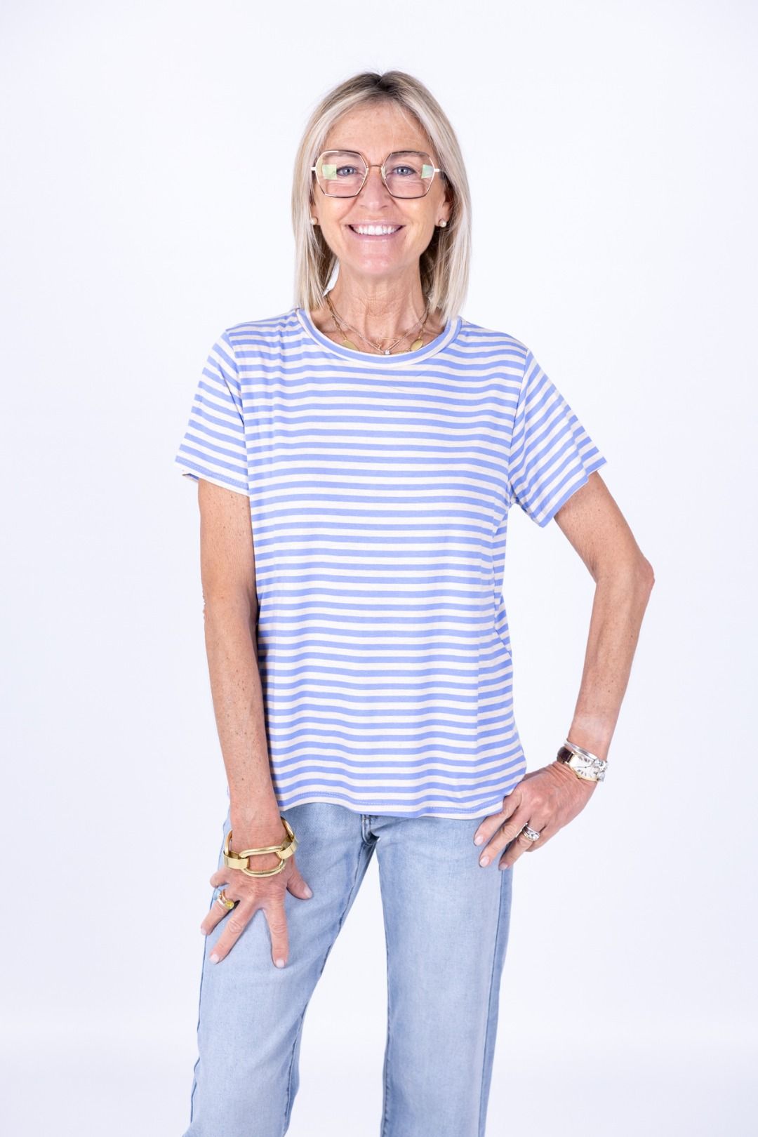 Novepuntouno - T-shirt righe