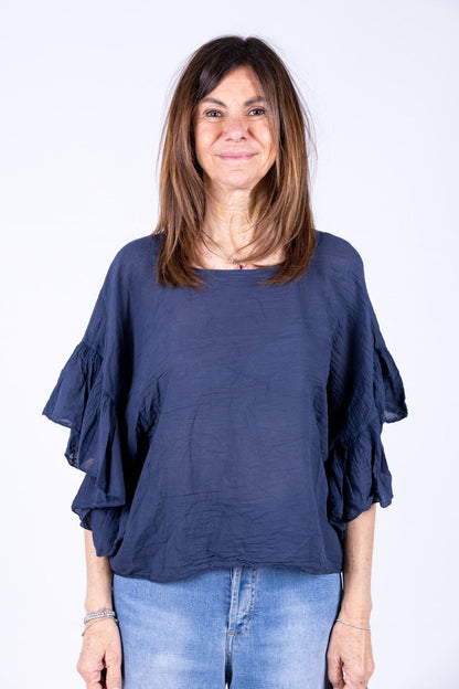 Novepuntouno - Camicina con voulant