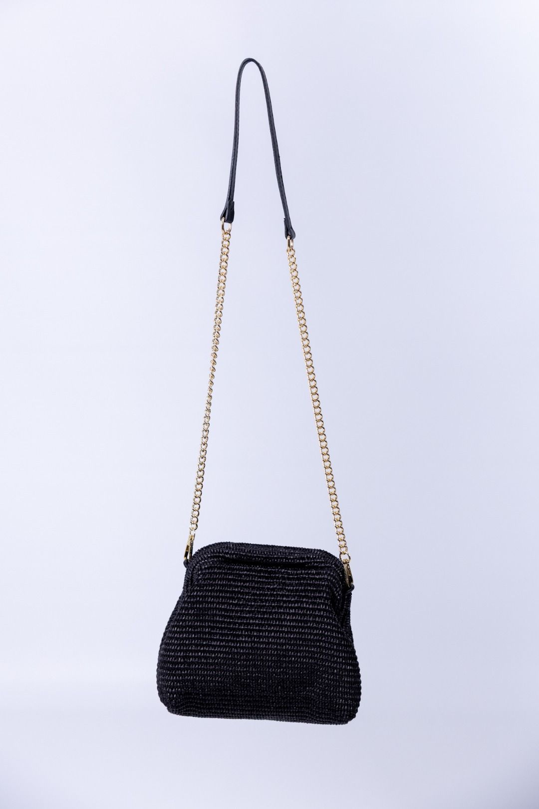 Gulp - Borsa in raffia con chiusura magnetica