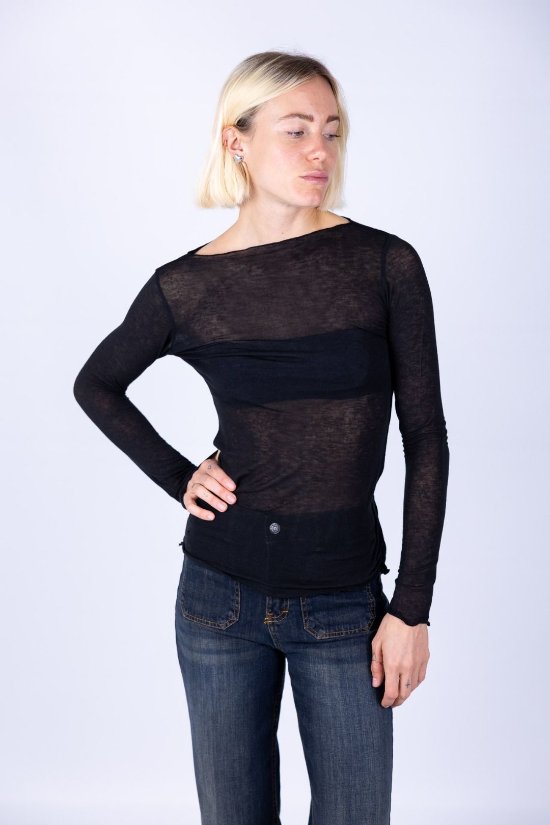 Tensione in - Maglia barca misto cachemire