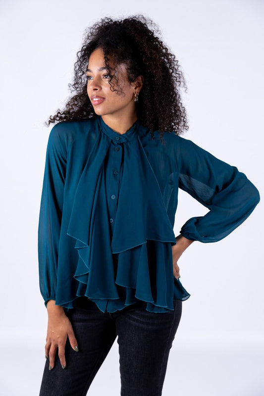 HaveOne - Camicia con gale