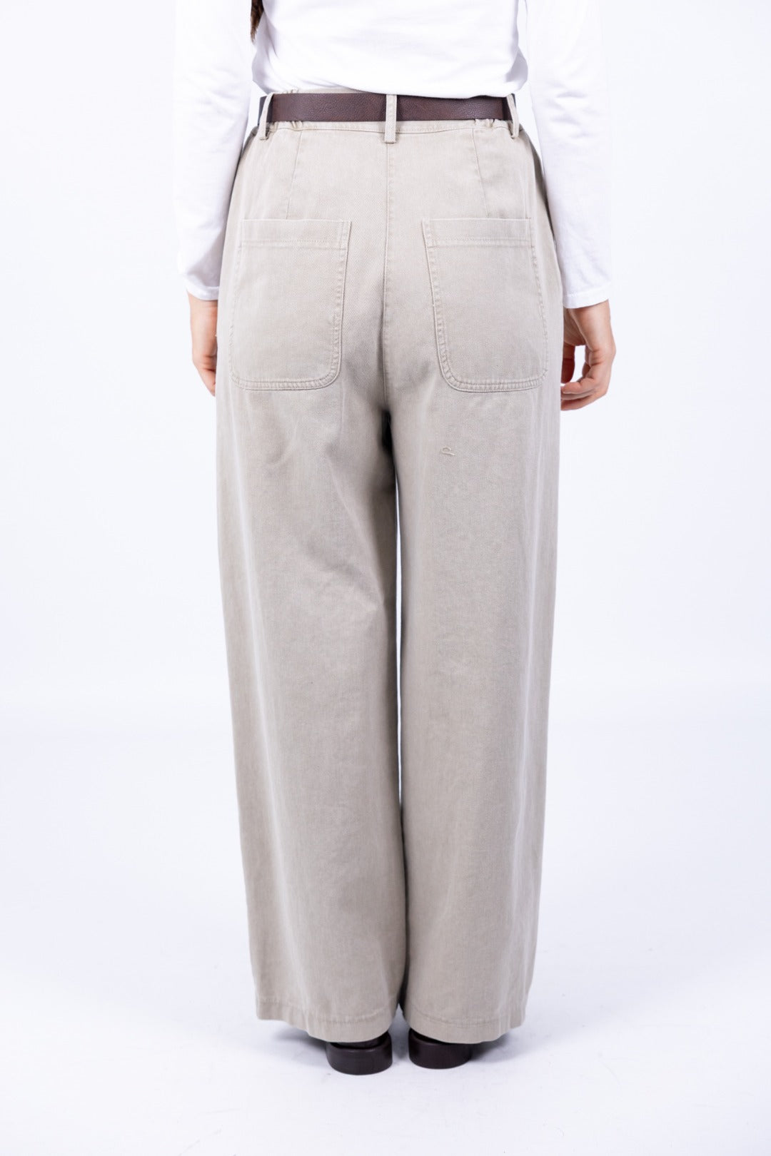 Le Streghe - Pantalone largo con cintura