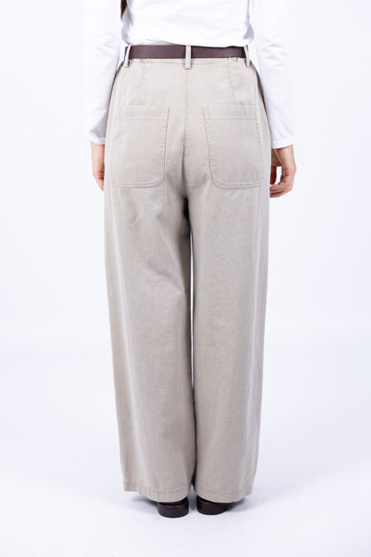 Le Streghe - Pantalone largo con cintura