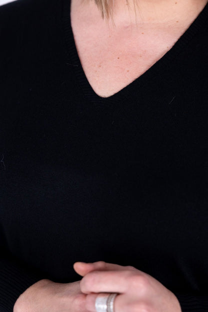 Dejavù - Maglia scollo a V con spacchetti