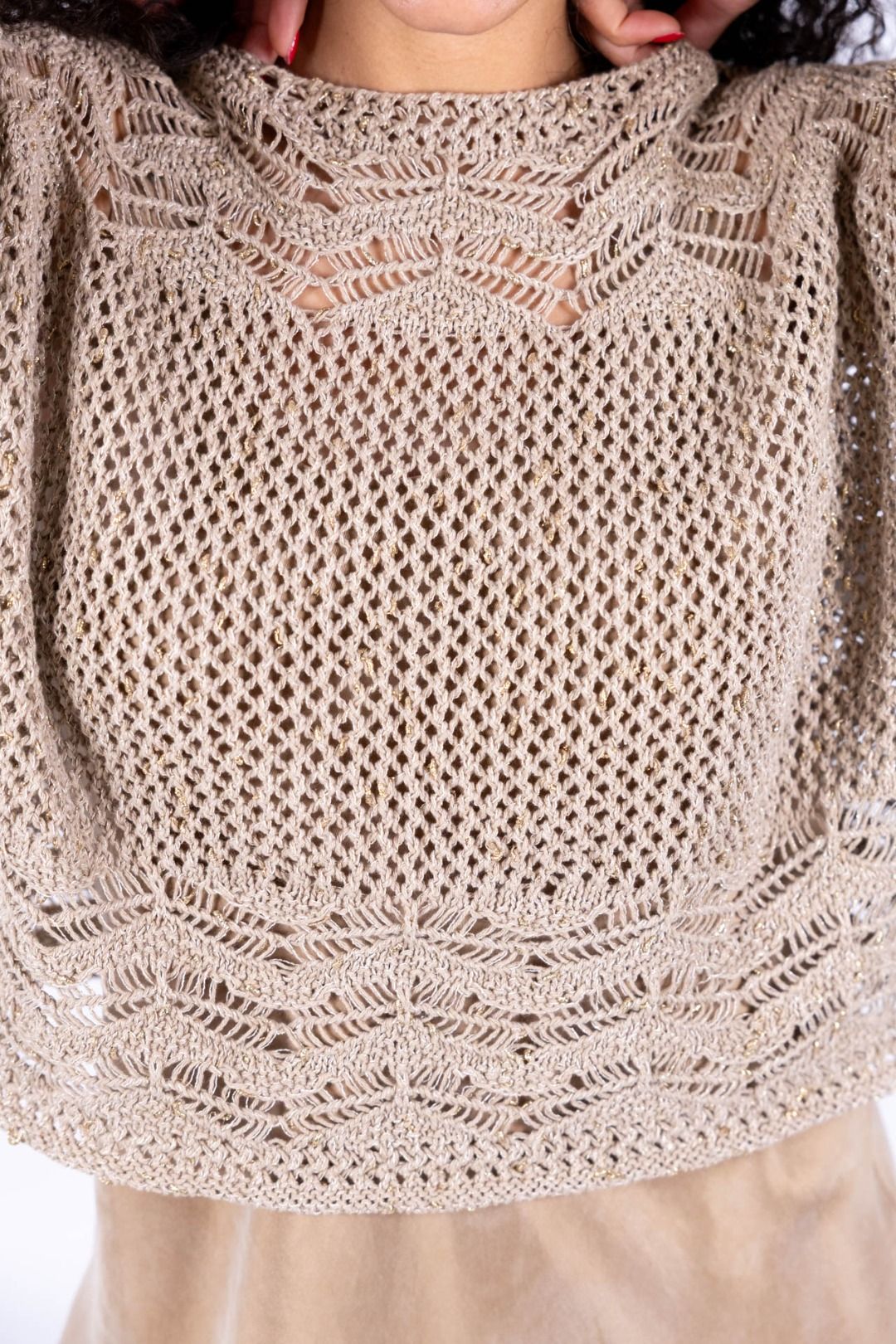 Emme - Maglia rete lurex