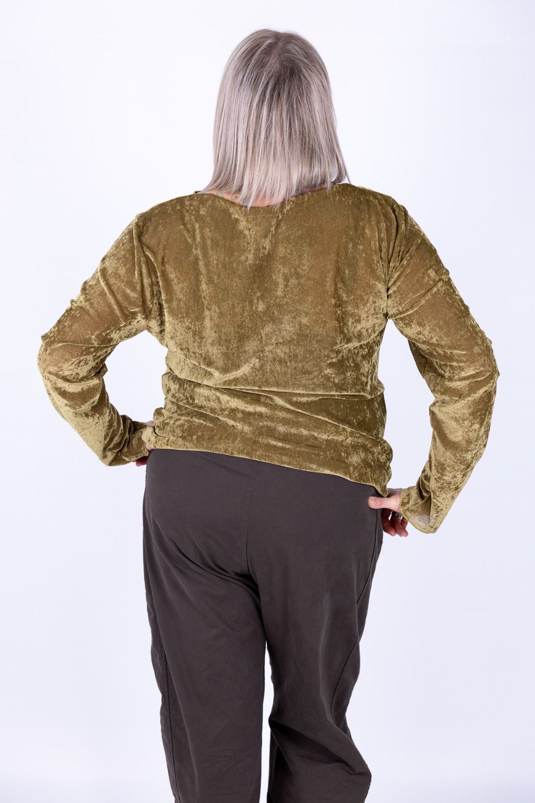 Susy Star - Maglia ciniglia collo barchetta