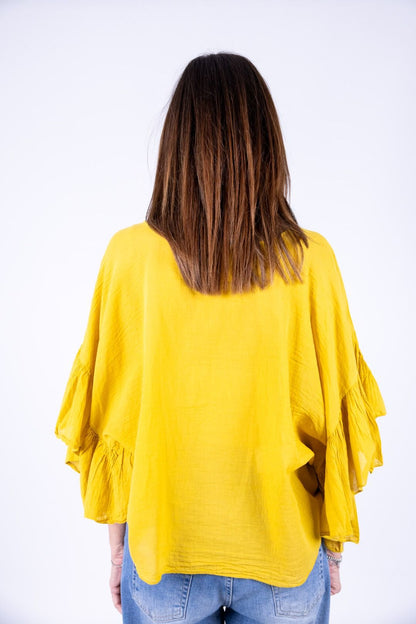 Novepuntouno - Camicina con voulant
