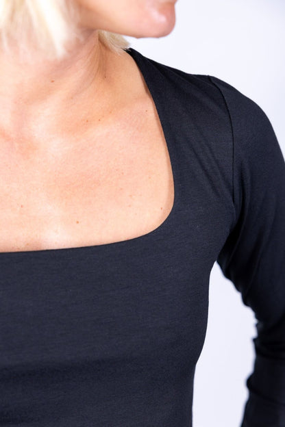 Susy Mix - Maglia scollo quadro