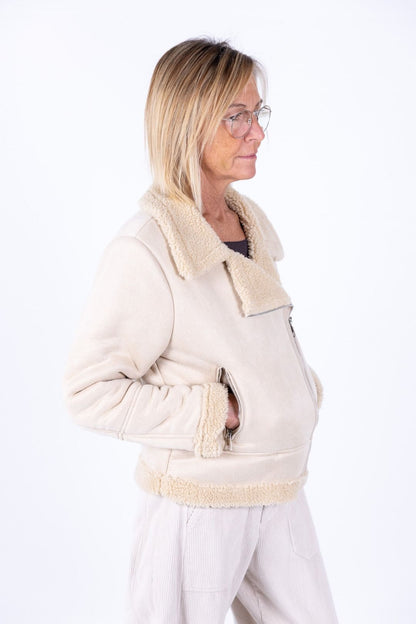 HaveOne - Giacca in eco montone