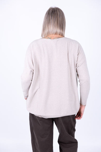 Susy Star - Maglia barca con lurex