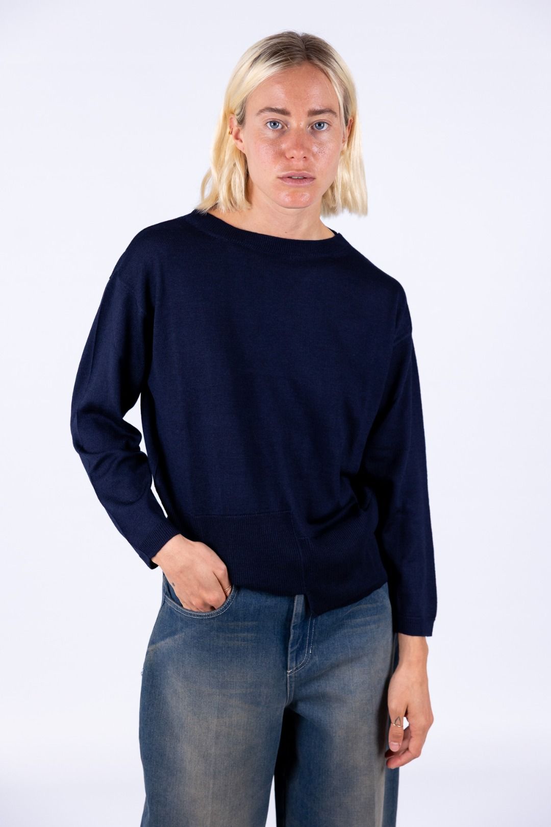 Bottega Artigiana - Maglia scatola collo giro