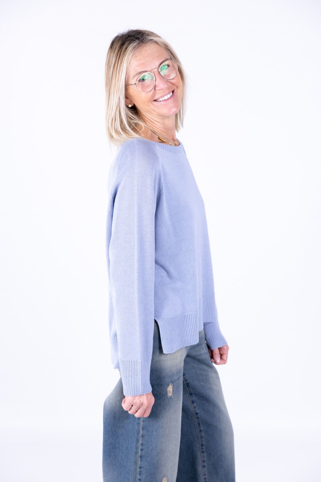 Susy Mix - Maglia barchetta raglan