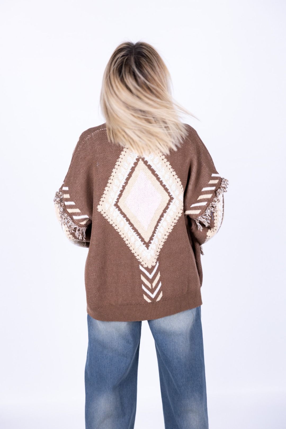 Tensione In - Cardigan rombi
