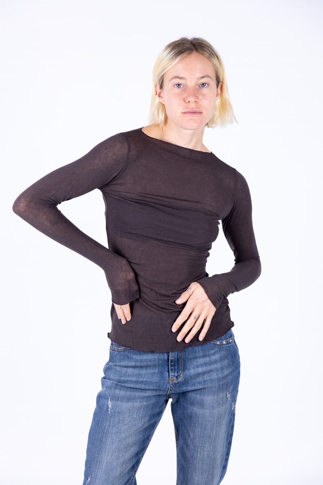 Tensione in - Maglia barca misto cachemire