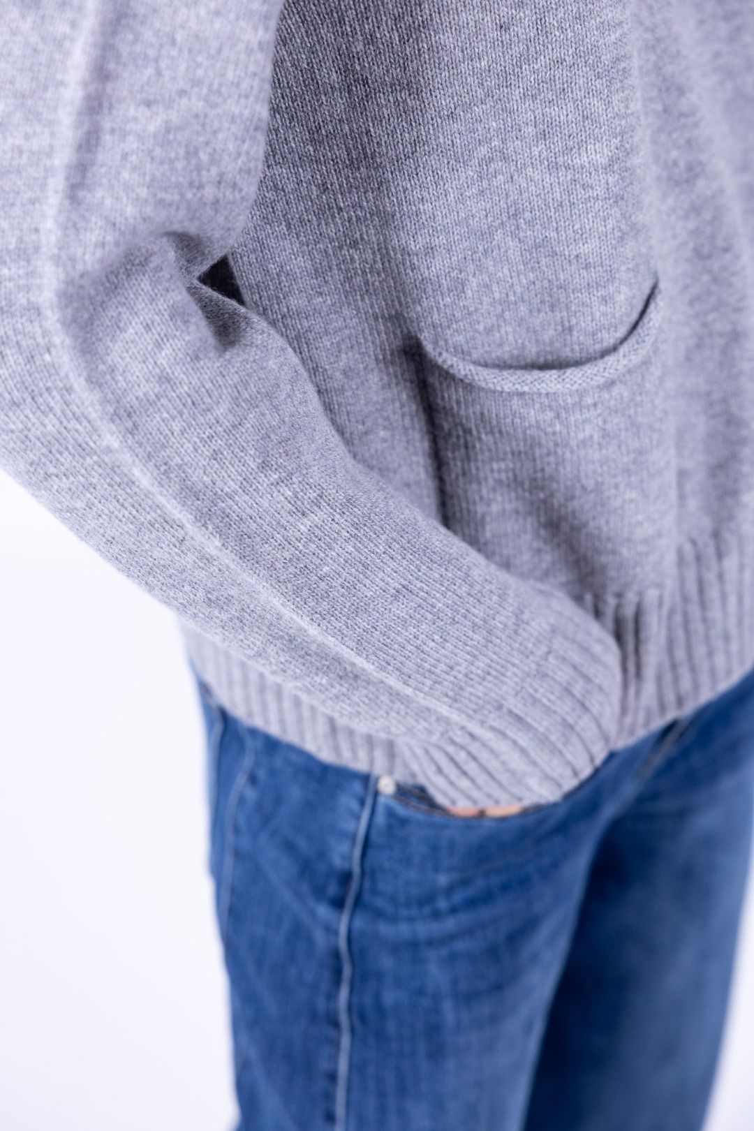 Nhoi Lab - Maglia con taschine girocollo