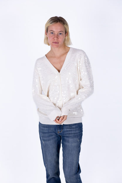 Susy Mix - Cardigan con paillettes