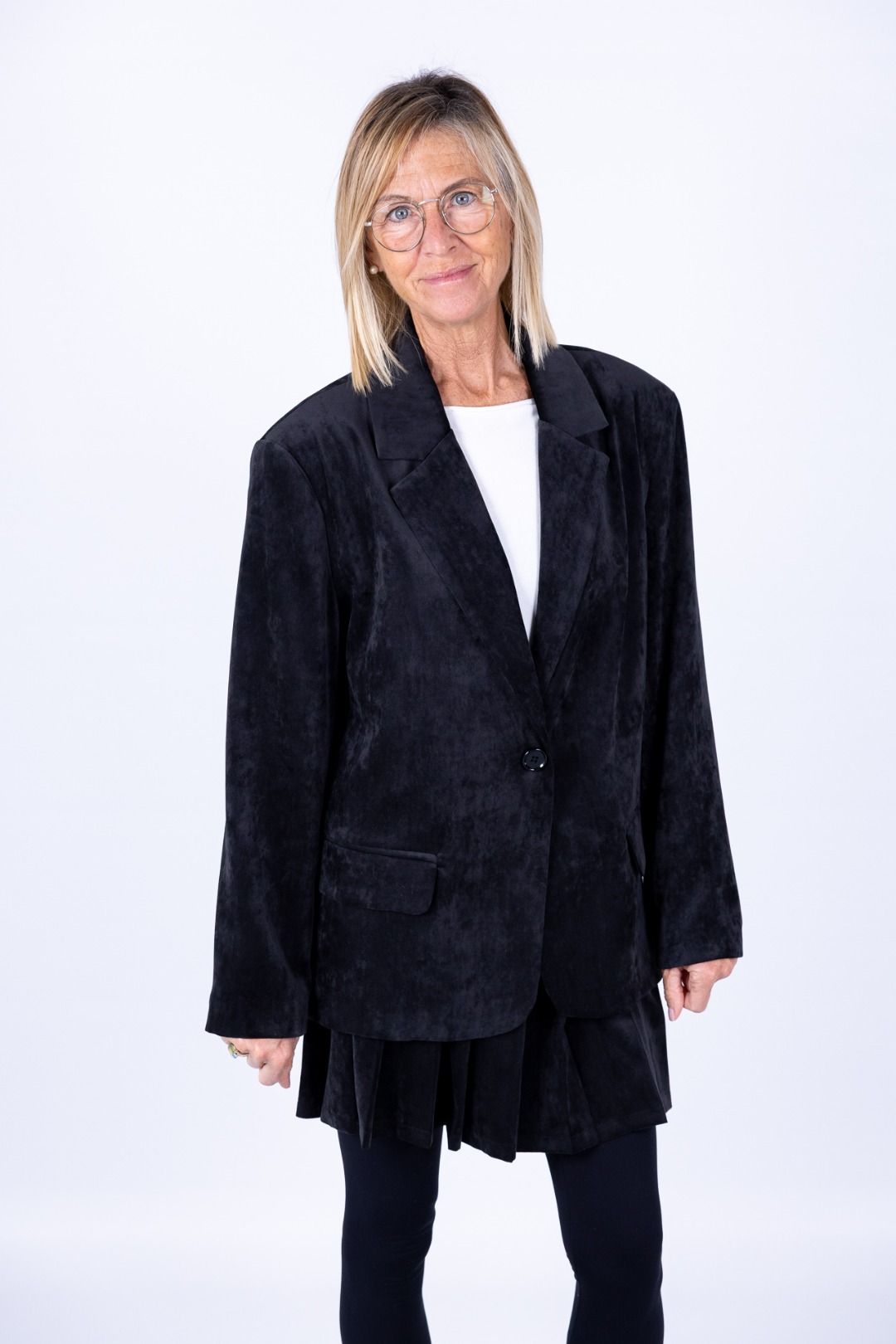 Susy Mix - Giacca di velluto liscio