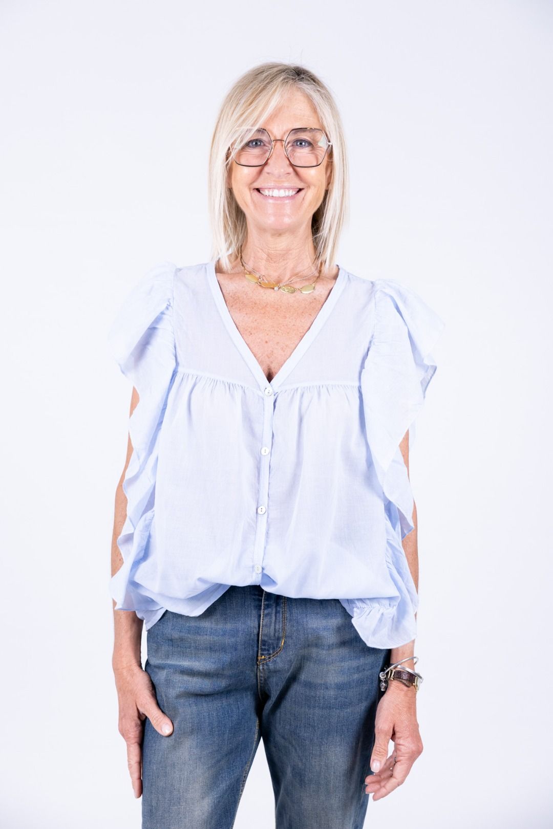 Susy Mix - Camicetta con rouche
