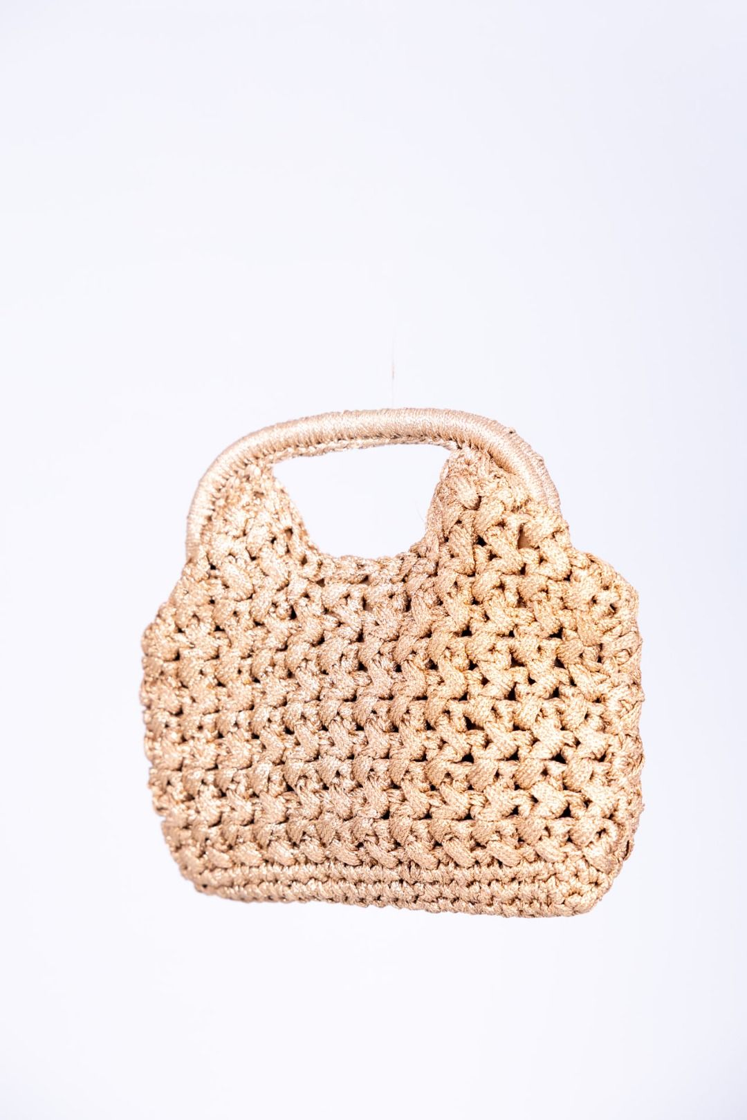 Gulp - Borsa intrecciata lurex