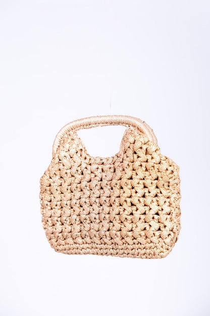 Gulp - Borsa intrecciata lurex