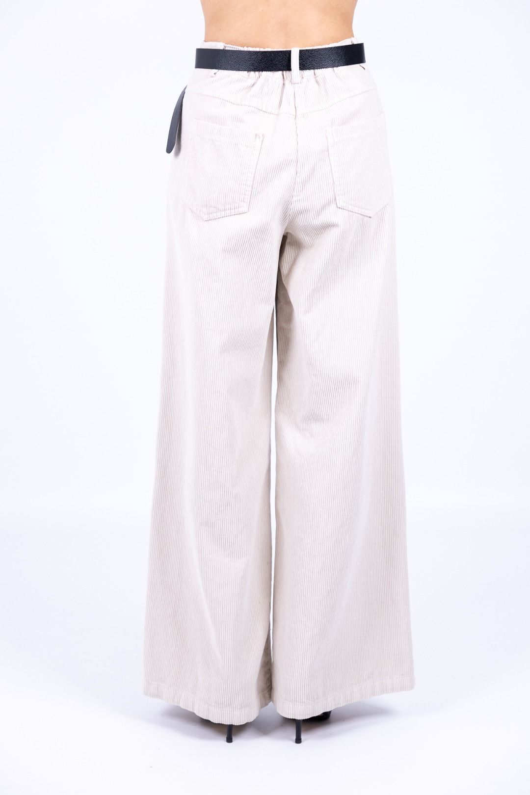 Le Streghe - Pantalone ampio in velluto