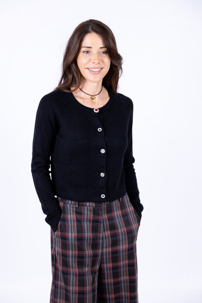 Susy Mix - Maglia bottoni gioiello