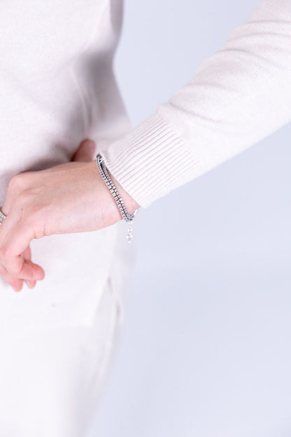 Dejavù - Maglia scollo a V con spacchetti