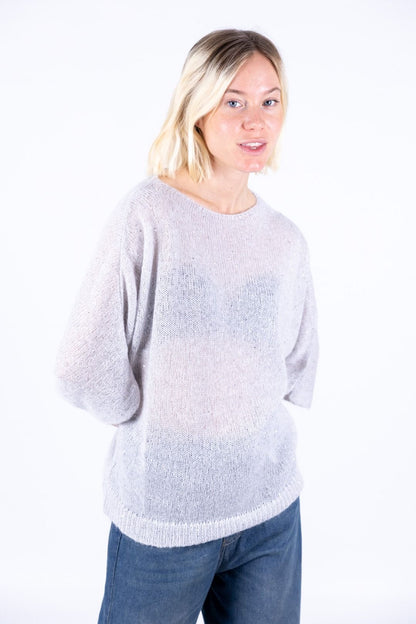 HaveOne - Poncho con paillettes