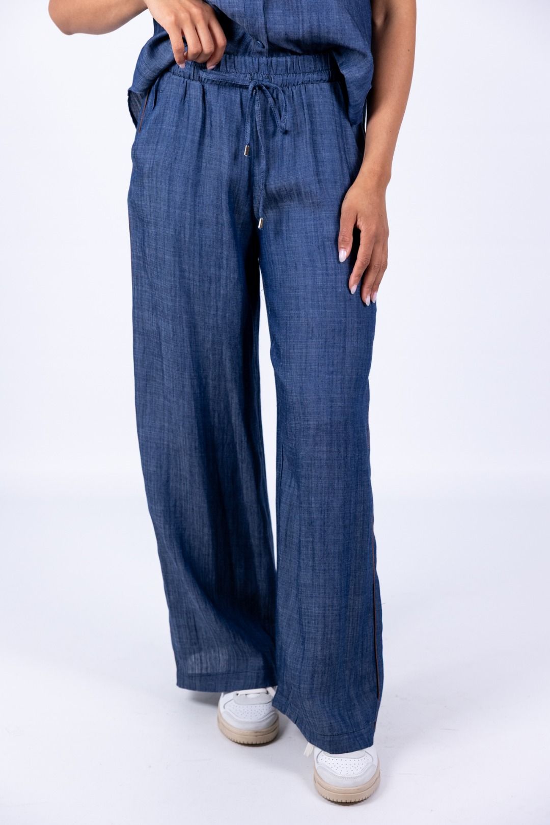 Tensione In - Pantalone ampio chambry