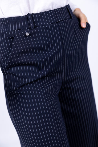 Ragno - Pantalone palazzo gessato