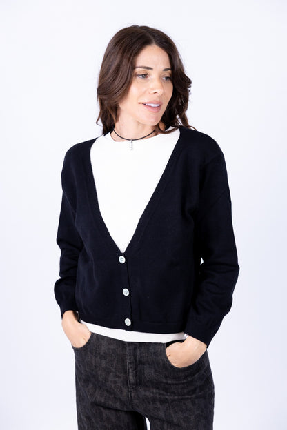 Susy Mix - Cardigan Bi Color