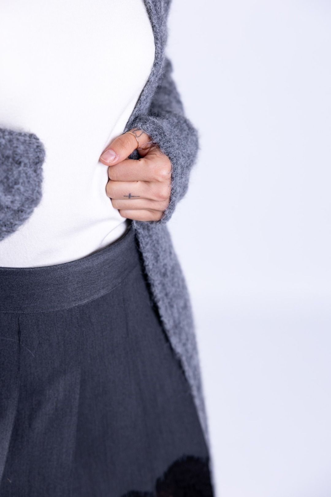 Susy Mix - Cardigan con treccia