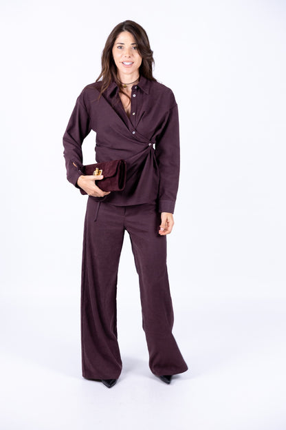 Le Streghe - Completo Camicia incrocio e Pantalone