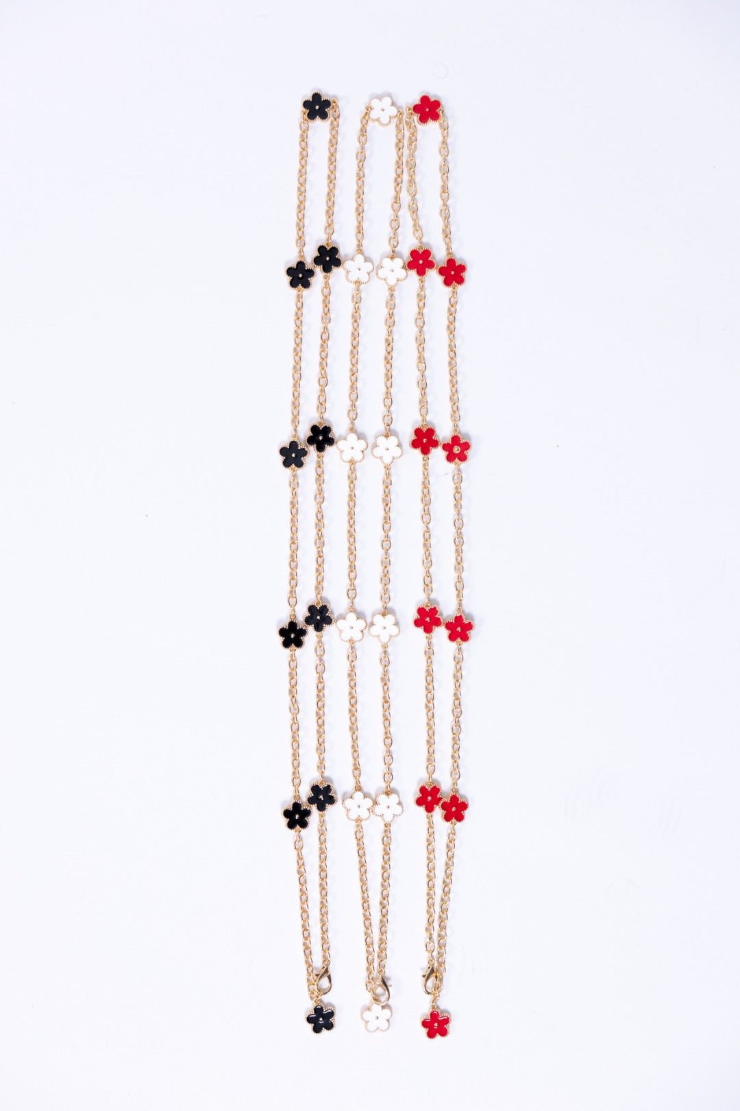 New Star - Cintura a catena con fiore