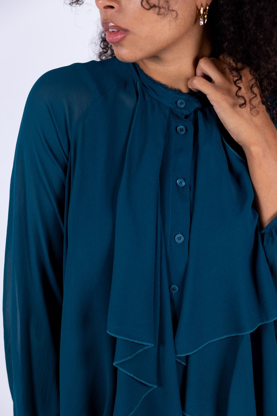 HaveOne - Camicia con gale