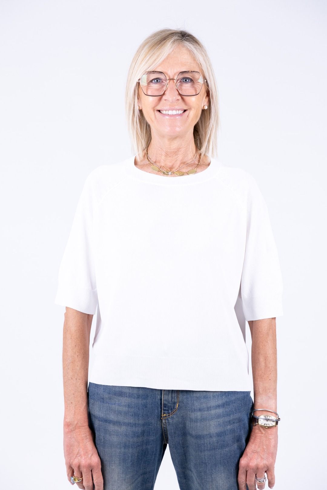 Novepuntouno - Maglia girocollo manica 3/4