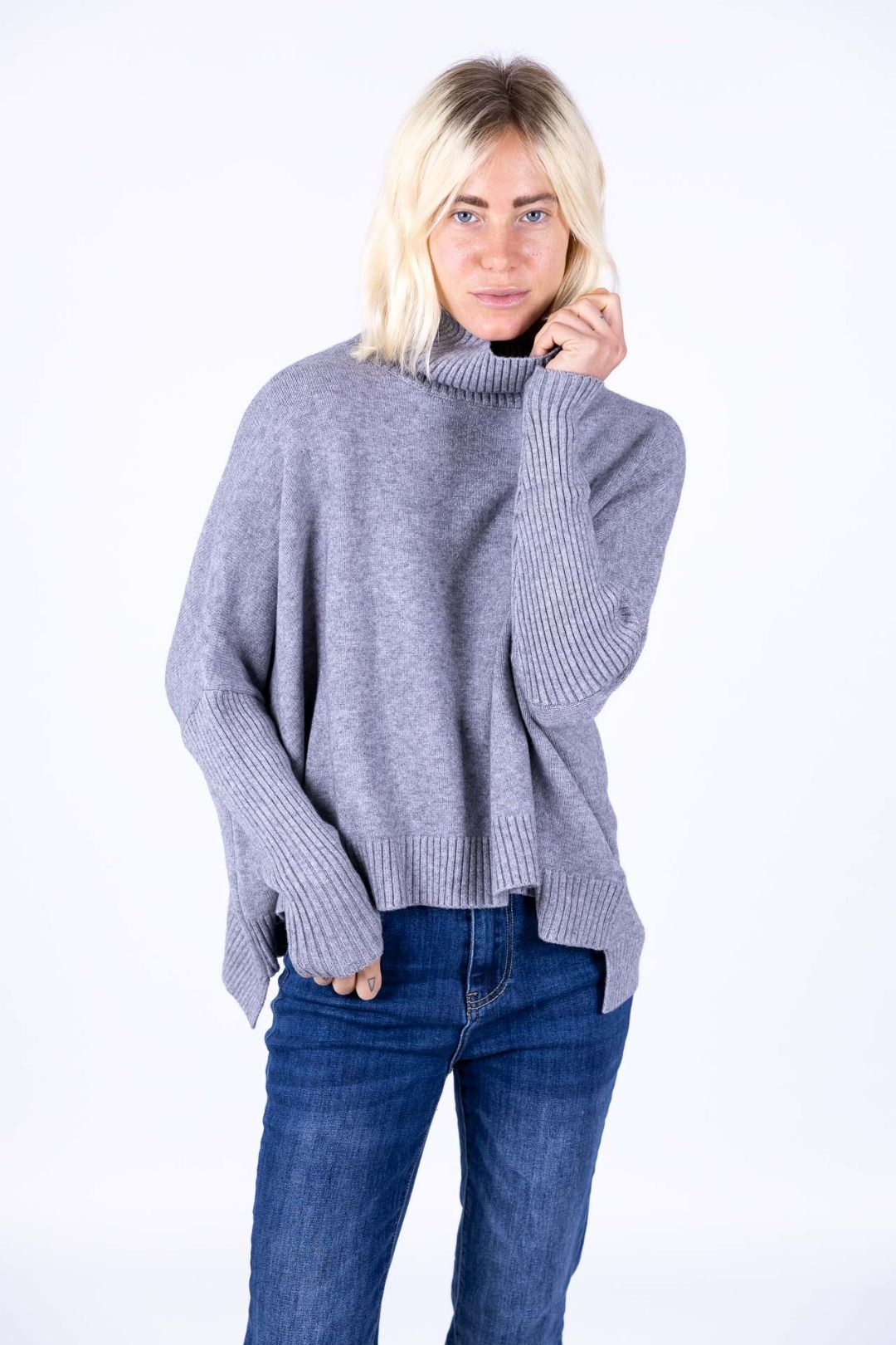 Decima Domus - Maglia collo alto manica manicotto