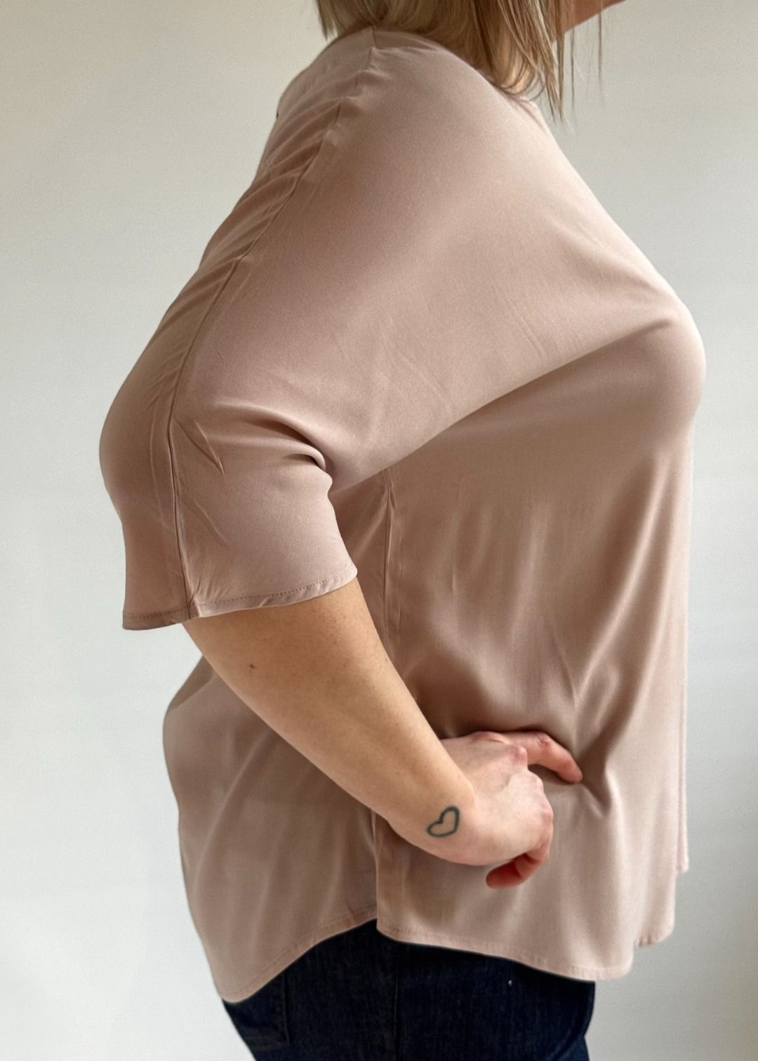 Ragno - Camicia Voile Stretch manica 3/4 Kimono C